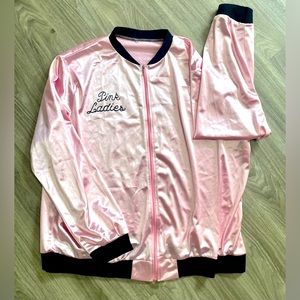 🌺 3 for $20! Movie Grease Costume Pink Ladies Zip Up jacket 3x